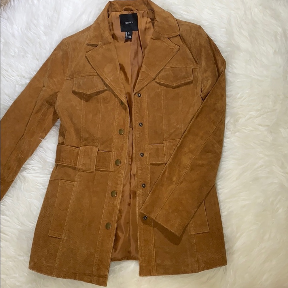 F21 Suede Jacket